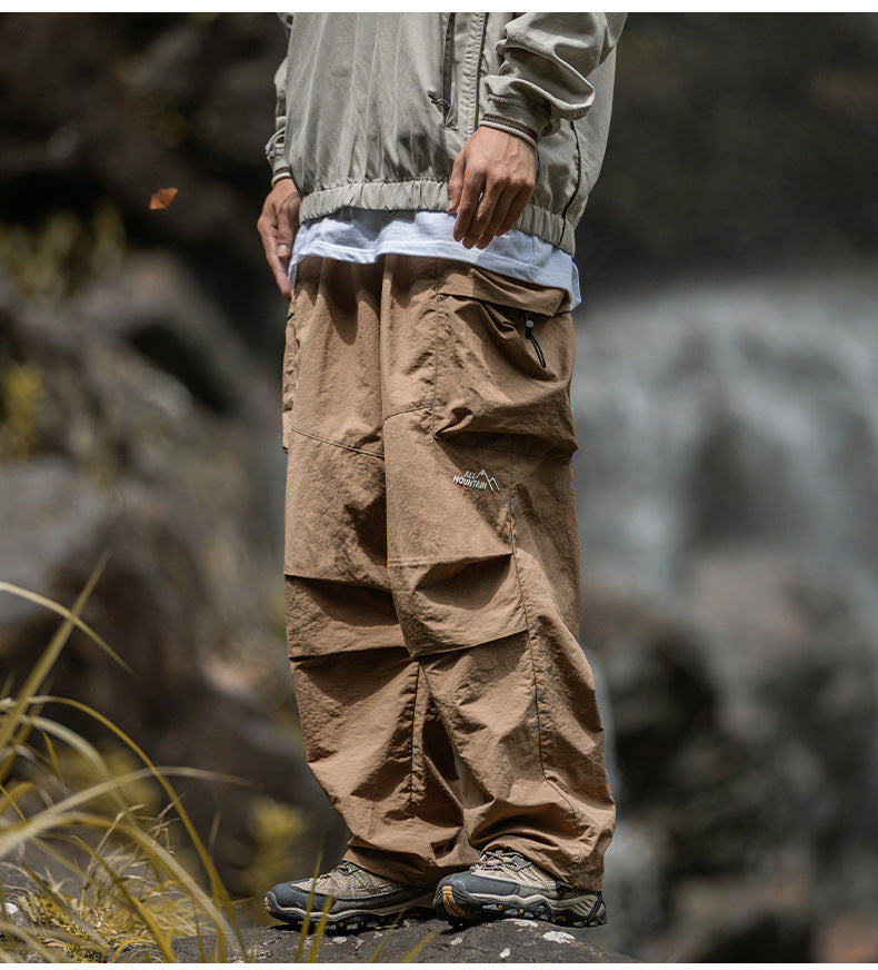 Large Pocket Landing Paratrooper Loose Outdoor Casual Working Pants